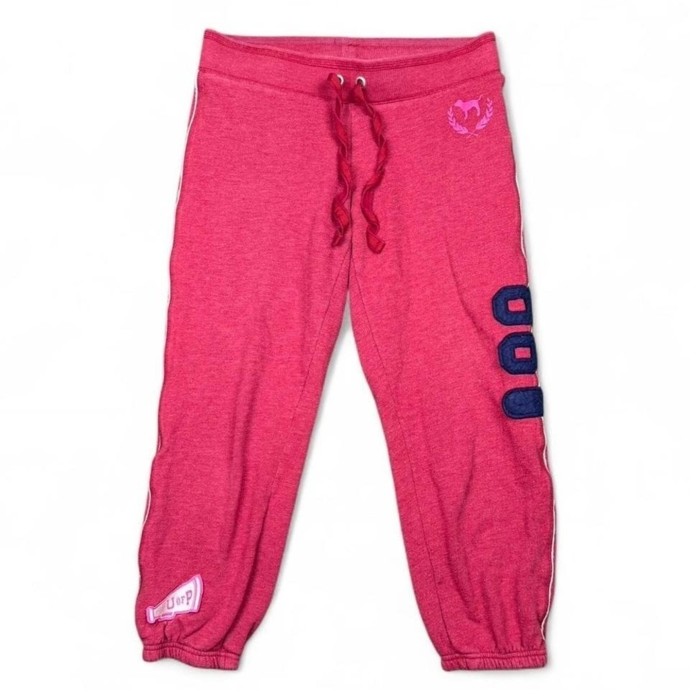 Victoria's Secret PINK Y2K university cropped sweats
